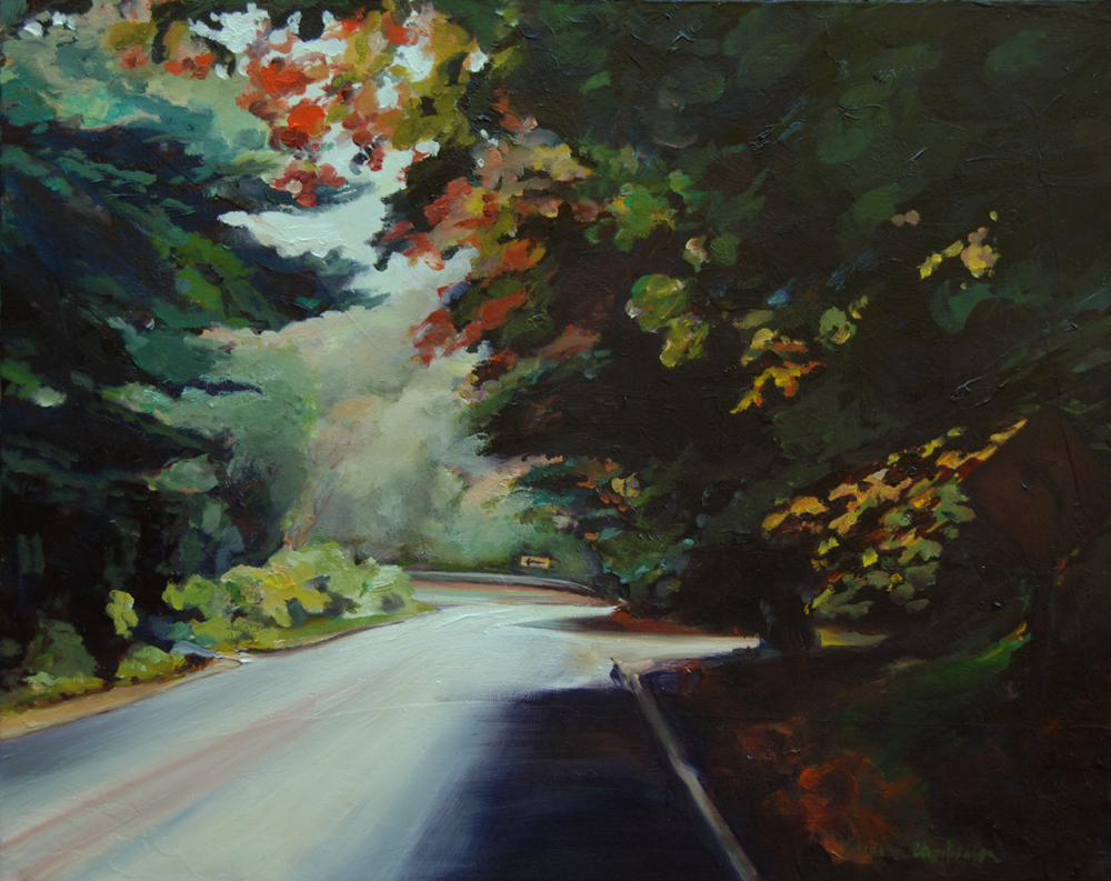 Minnetonka Blvd painting by Francene Christianson